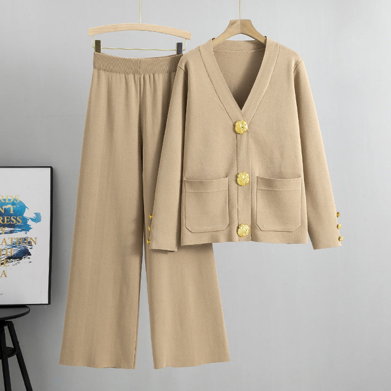 Ensemble Cardigan Style Décontracté