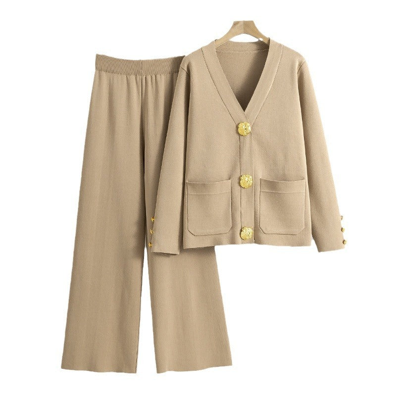 Ensemble Cardigan Style Décontracté