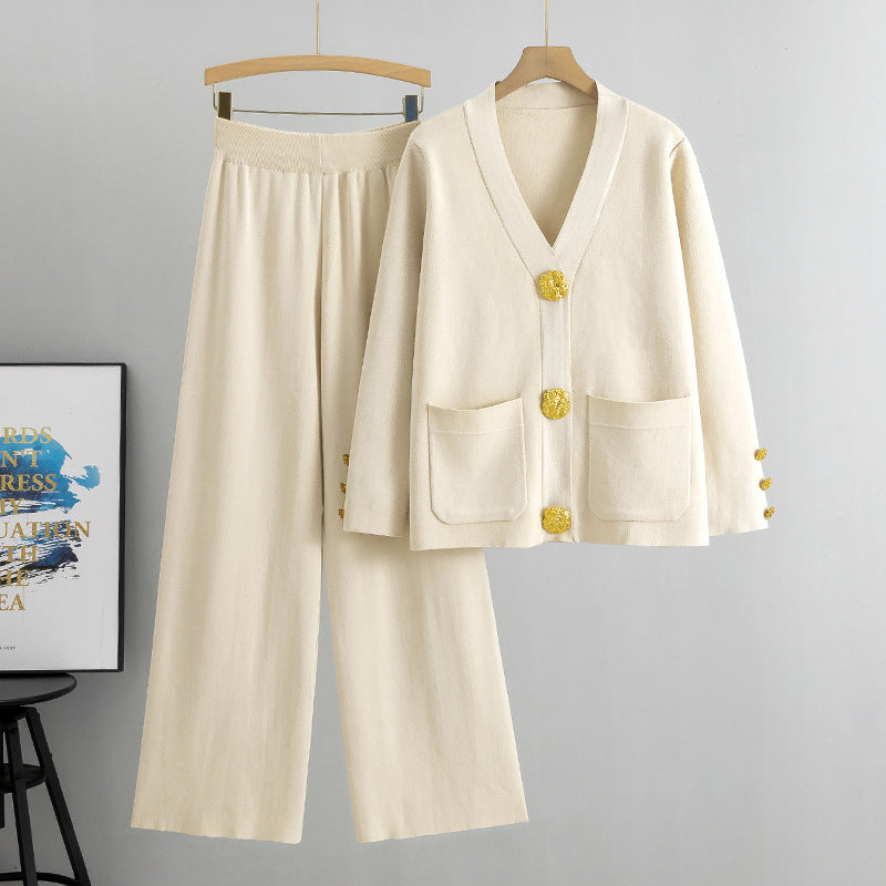 Ensemble Cardigan Style Décontracté