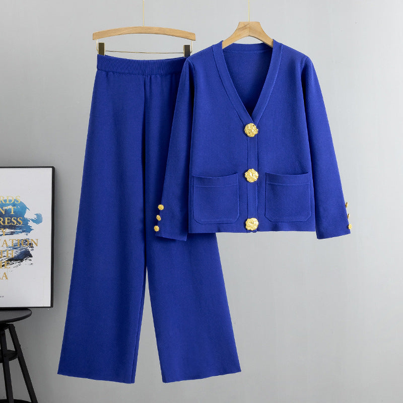 Ensemble Cardigan Style Décontracté