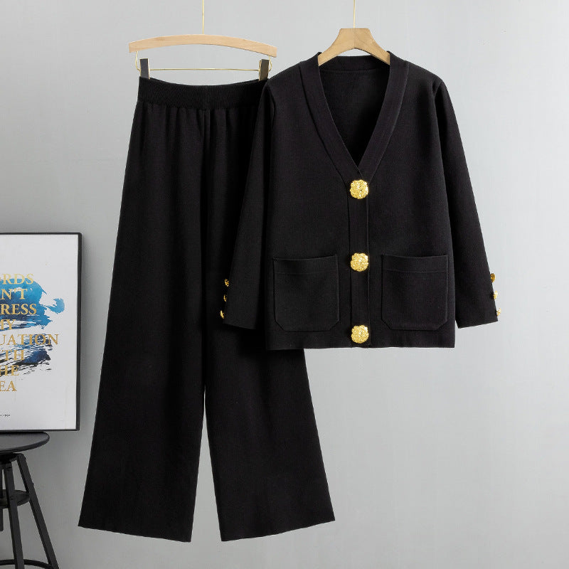 Ensemble Cardigan Style Décontracté
