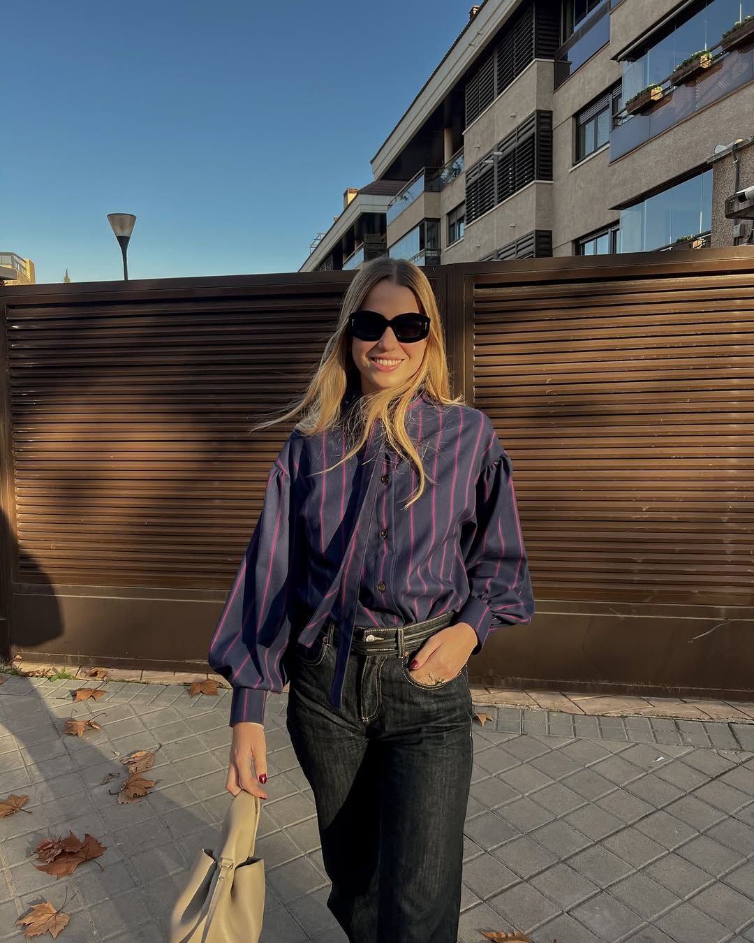 TIFODA, Chemise femme confortable à rayures et contraste