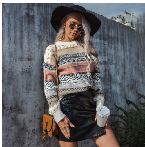 TOHAMI, Pull à col rond pour femme